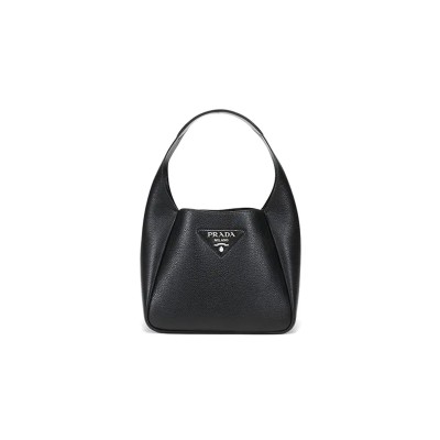 PRADA LEATHER SHOULDER BAG 1BC127 (23*20*14cm) 